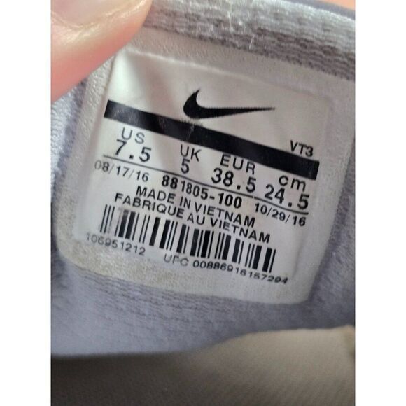 Nike Womens Flex Experience Rn 6 881805-100 White Running Shoes size 7.5 - Picture 9 of 9